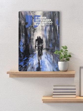Plakat Obraz na Aluminium dla kolarza – wzór PD04G, druk na metalu