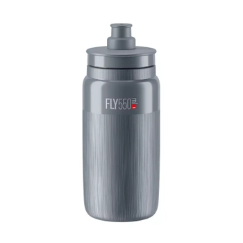 Bidon rowerowy Elite FLY TEX 550 ml szary (Grey)