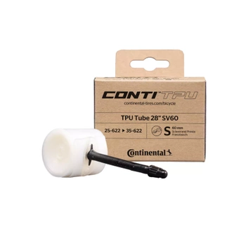 Continental TPU 28" Szosa Gravel Presta 60 mm — Dętka lekka 35 g (25/35-622)