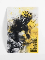 Plakat Obraz na Aluminium dla kolarza – wzór PD11G, druk na metalu